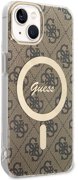 Handyhülle Guess 4G IML MagSafe kompatibles Back Cover für iPhone 13 Brown ...