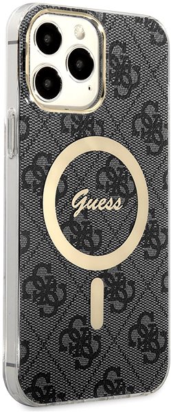 Handyhülle Guess 4G IML MagSafe kompatibles Back Cover für iPhone 13 Pro Max Black ...