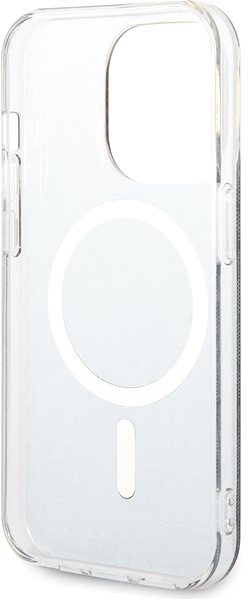 Handyhülle Guess IML 4G MagSafe Back Cover für iPhone 15 Pro Schwarz ...