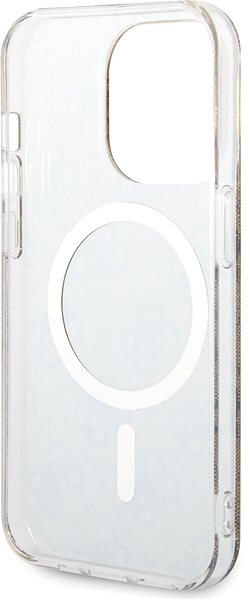 Handyhülle Guess IML 4G MagSafe Back Cover für iPhone 15 Pro Braun ...