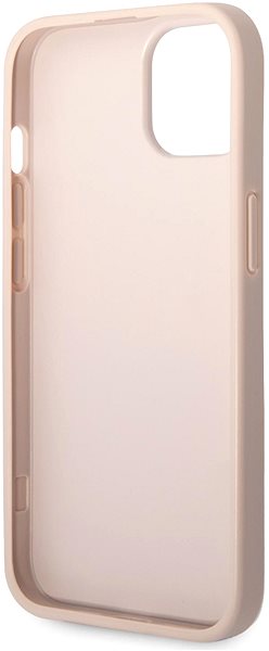 Handyhülle Guess PU 4G Metal Logo Back Cover für iPhone 15 Rosa ...
