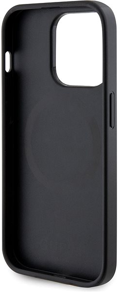 Telefon tok Guess PU Saffiano iPhone 15 Pro Max MagSafe fekete tok ...