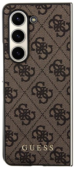 Handyhülle Guess 4G Charms Back Cover für das Samsung Galaxy Z Fold 5 Brown ...
