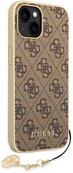 Handyhülle Guess 4G Charms Back Cover für iPhone 14 Plus Braun ...