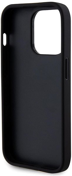 Kryt na mobil Guess PU Perforated 4G Glitter Metal Logo Zadný Kryt na iPhone 14 Pro Max Black ...