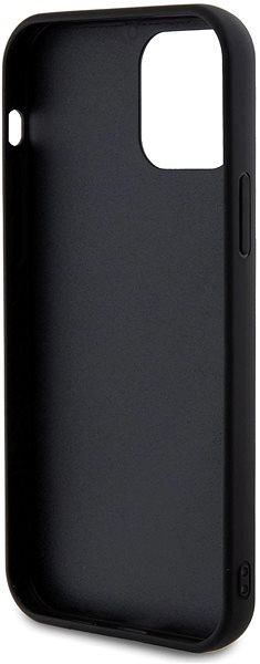 Telefon tok Guess Sequin Script Logo iPhone 12/12 Pro fekete hátlap tok ...