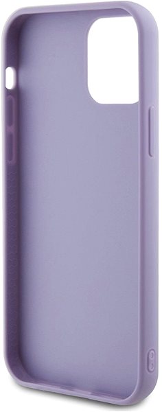 Handyhülle Guess Sequin Script Logo Back Cover für iPhone 12/12 Pro Purple ...