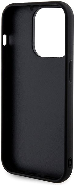 Telefon tok Guess Sequin Script Logo iPhone 14 Pro fekete hátlap tok ...