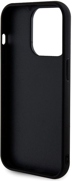 Telefon tok Guess Sequin Script Logo iPhone 14 Pro Max fekete hátlap tok ...