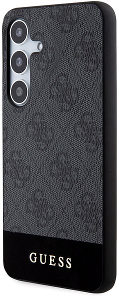 Handyhülle Guess PU 4G Stripe Backcover für das Samsung Galaxy S24+ Grey ...