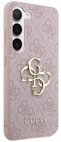 Telefon tok Guess 4G Metal Logo Samsung Galaxy A35 5G rózsaszín PU tok ...