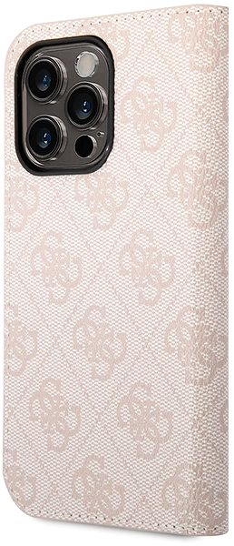 Pouzdro na mobil Guess PC/TPU 4G Metal Camera Outline Book Pouzdro pro iPhone 14 Pro Pink ...