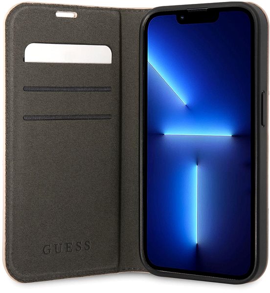 Pouzdro na mobil Guess PC/TPU 4G Metal Camera Outline Book Pouzdro pro iPhone 14 Pro Pink ...