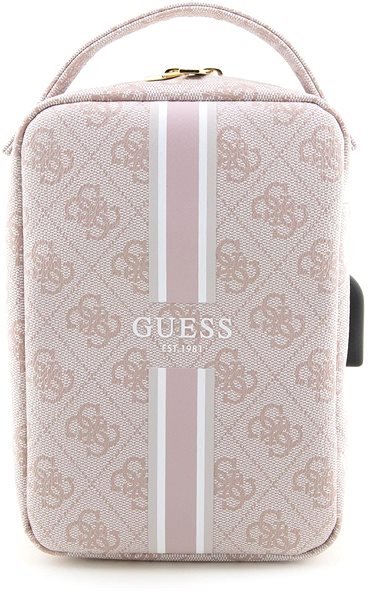 Puzdro na mobil Guess PU 4G Printed Stripes Travel Universal Bag Pink ...