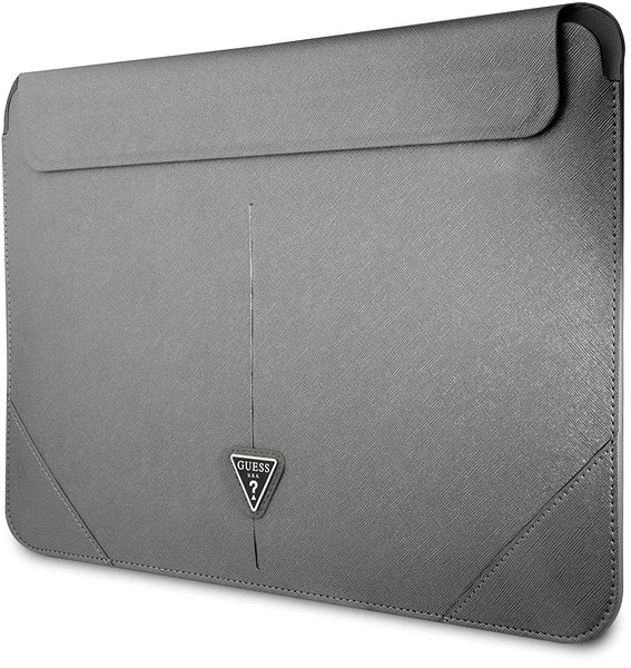 Laptop-Hülle Guess Saffiano Triangle Metal Logo Computer Sleeve 16