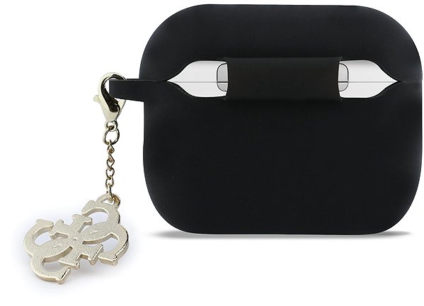 Headphone Case Guess 4G Charm Silicone Case for AirPods Pro 3 Black ...
