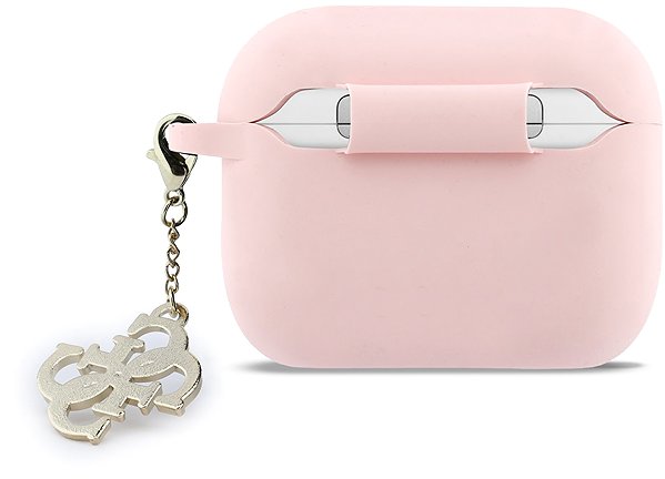Headphone Case Guess 4G Charm Silicone Case for AirPods Pro 3 Pink ...