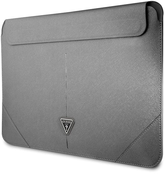 Puzdro na notebook Guess Saffiano Triangle Metal Logo Computer Sleeve 13/14