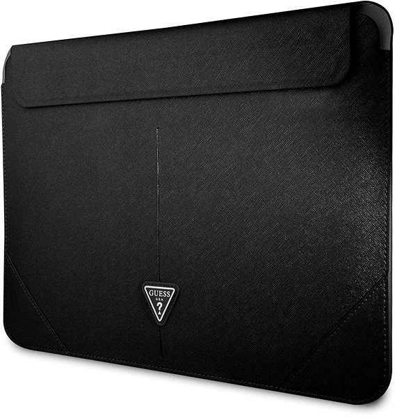 Puzdro na notebook Guess Saffiano Triangle Metal Logo Computer Sleeve 13/14