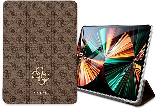 Tablet Case Guess 4G Folio Case for iPad Pro 11 Brown Lifestyle