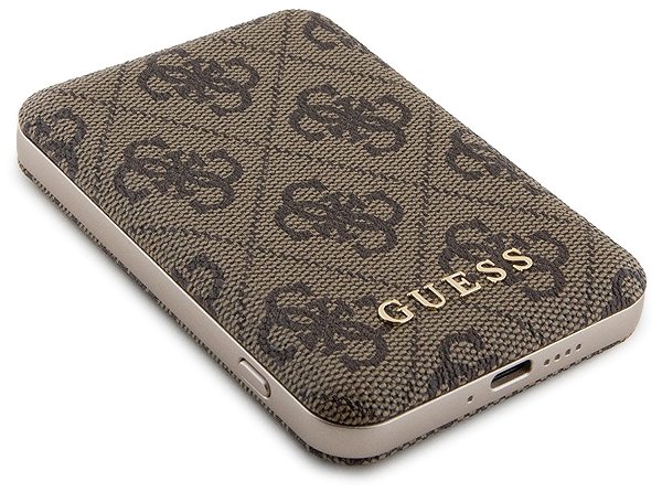 Power Bank Guess PU 4G MagSafe Powerbank 5000mAh Brown ...