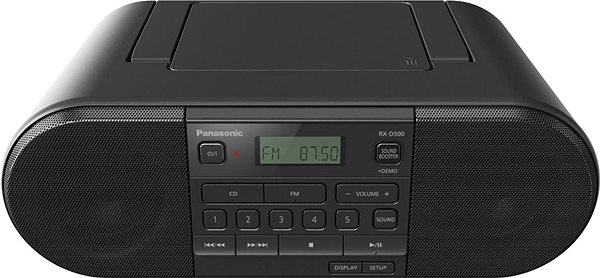 Radio Panasonic RX-D500EG-K Screen