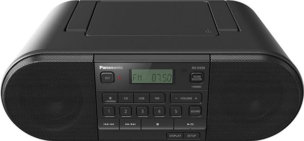 Rádio Panasonic RX-D550E-K Screen