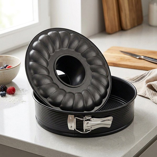 Baking Mould Zenker Cake tin Black 28 cm, 2 bottoms Lifestyle