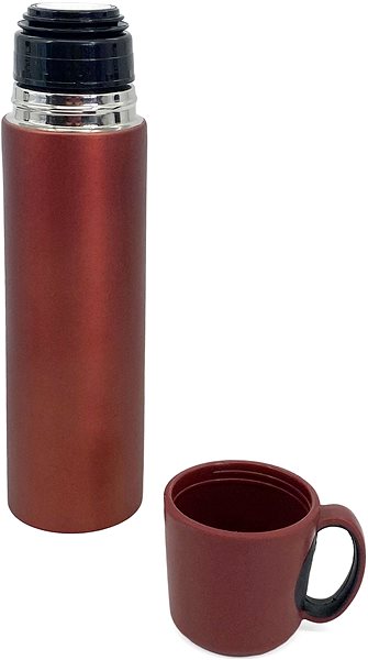 H&L Travel thermos 500 ml, red metallic Screen