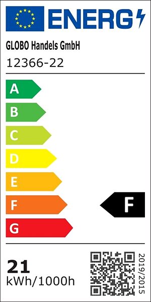 Ceiling Light Globo - LED Bathroom Ceiling Light, LED/22W/230V/IP44 Energy label