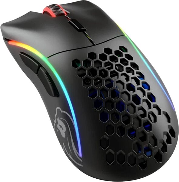 Gaming Mouse Glorious Model D Wireless Matt Black Lateral view