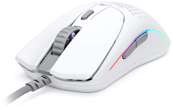 Herní myš Glorious Model O 2, matná bílá ...