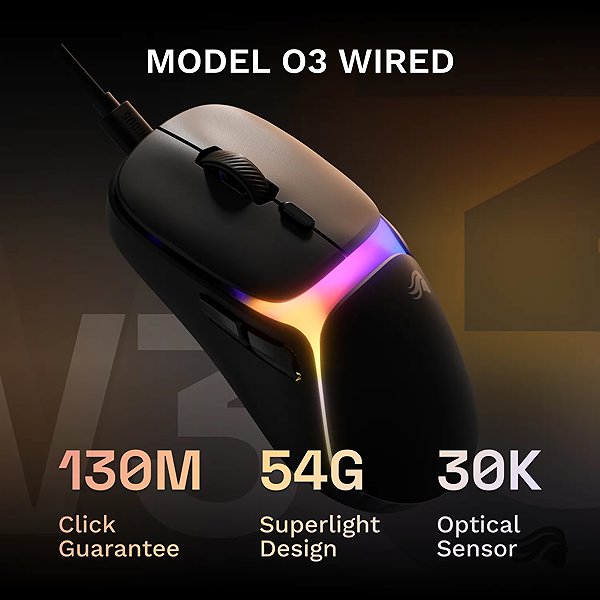 Gaming Mouse Glorious Model O3 Wired - Black ...
