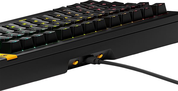 Gaming-Tastatur Glorious GMMK 3 HE 75 % Custom Gaming-Tastatur - Pre-Built, ISO (DE), Fox HE Switches, schwarz - DE ...