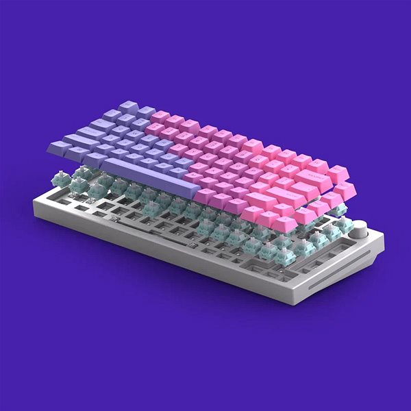 Gamer billentyűzet GLORIOUS GMMK 3 PRO 65% Prebuilt Wired Silver - US ...