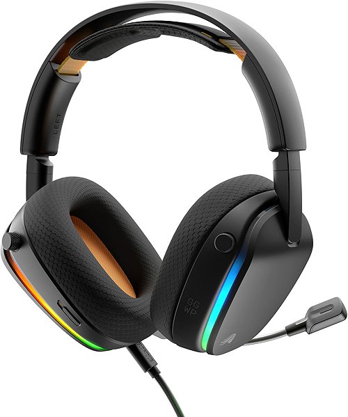 Gamer fejhallgató Glorious GHS Eternal RGB - Black ...