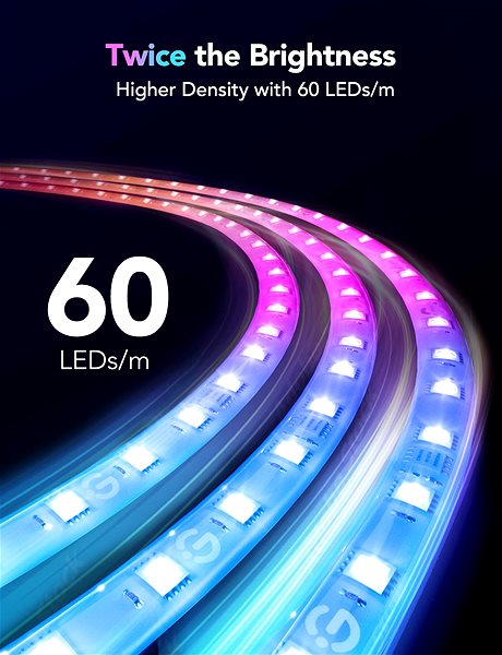 LED Light Strip Govee M1 PRO PREMIUM Smart RGBICW+ LED Matter, 1 m extender ...