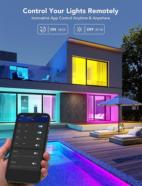 LED izzó Govee Smart RGBWW 9W - 60W, 800lm, E27, Long Life ...