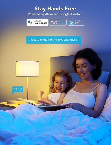 LED izzó Govee Smart RGBWW 9W - 60W, 800lm, E27, Long Life ...