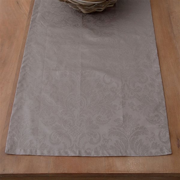 Runner H&D Runner, 45x150 cm, cotton, brown .