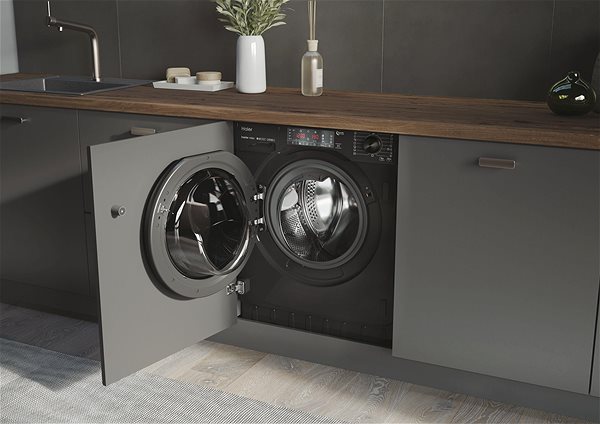 Built-in Washing Machine HAIER HWQ90B416FWBB-S ...