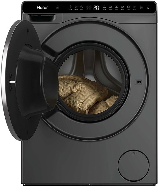 Slim steam washing machine HAIER HW50-BP12307GU1S MINI DRUM ...