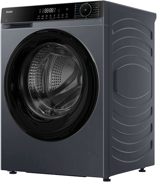Slim steam washing machine Haier HW90-BP14357GTUS Slim X Series 5 ...
