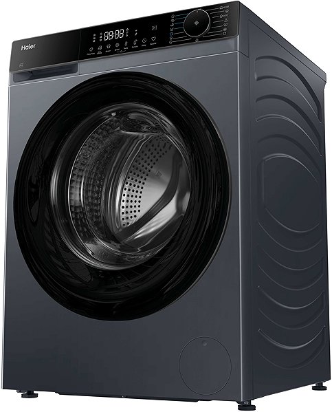 Slim steam washing machine Haier HW90-BP14357GTUS Slim X Series 5 ...