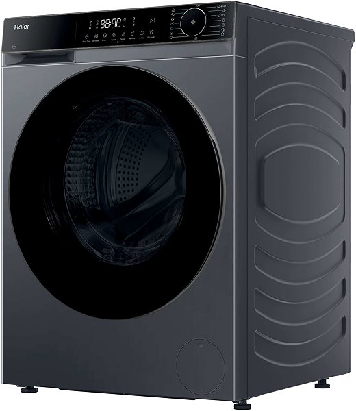 Steam Washing Machine with Dryer HAIER HWD80BP14357GTUS Slim X Series 5 ...