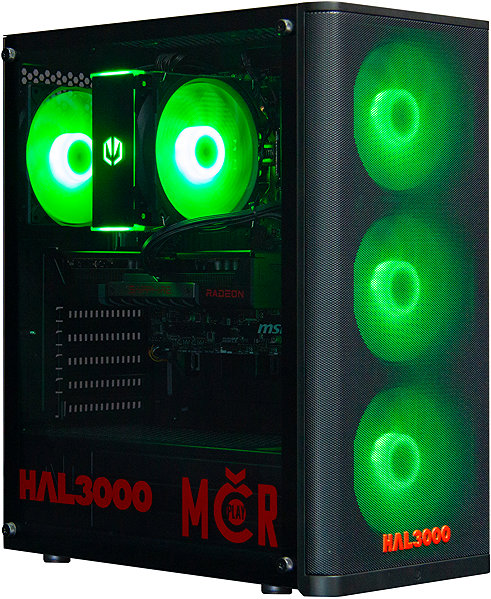 Gaming PC HAL3000 Championship Finale Elite (R7 5700X, RX 9060 XT 16G) ...