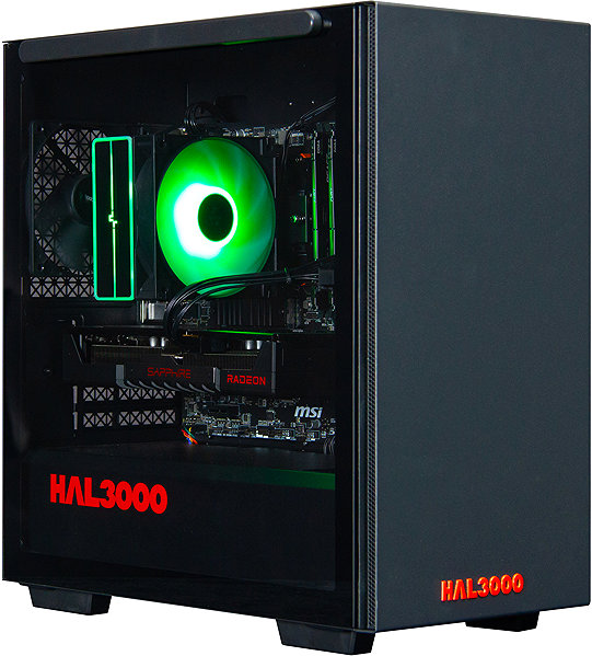 Gaming PC HAL3000 Online Gamer (R5 5600, RX 9060 XT) ...