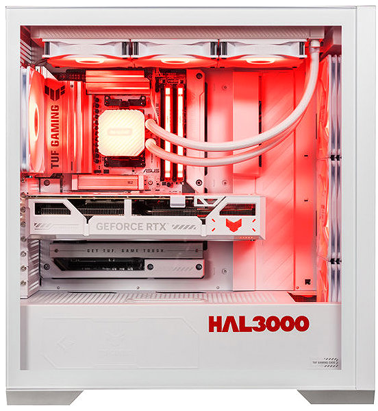 Gaming PC HAL3000 Alpha Gamer BTF White (R7 9800X3D, RTX 5070 Ti) ...