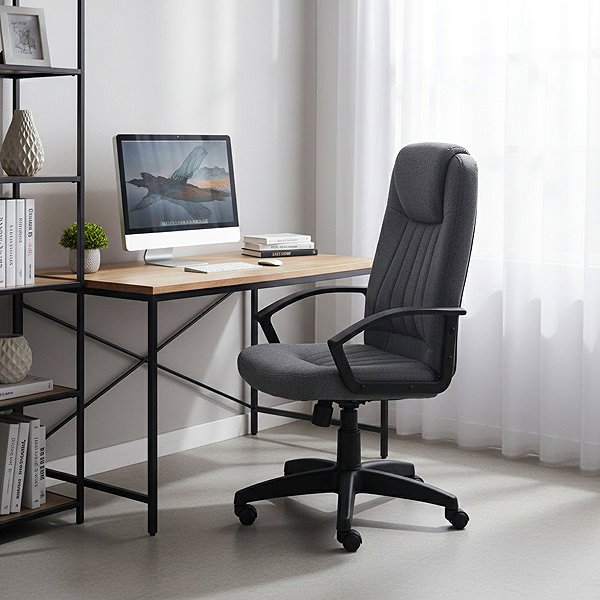 Office Armchair HALMAR Dray, grey ...