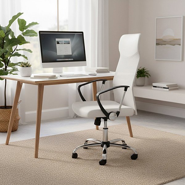 Office Chair HALMAR Vire, white ...